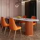 Free Form Sintered Stone Table for Restaurant Luxury White Top Table with Double Pedestal Clearhalo 'Dining Tables & Seating' 'Dining Tables' 'dining_table' 'Furniture' 'furniture_dining_table' 'Kitchen & Dining Furniture' 'kitchen' 'kitchen_dining_table' 1200x1200_8d0f3f34-7732-41f1-af59-8e03372d02d5