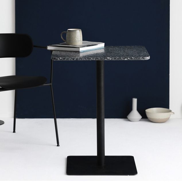 Square Pedestal Dinner Table Industrial Style Stone Dining Table for Home Clearhalo ' dining_table' 'Dining Tables & Seating' 'Dining Tables' 'furn' 'furn_dining_table' 'Furniture' 'furniture_dining_table' 'Kitchen & Dining Furniture' 'kitchen&dining_furn' 'kitchen' 'kitchen_dining_table' 1200x1200_8d0f899e-37f6-4aff-8b56-f90ec09ce2cc