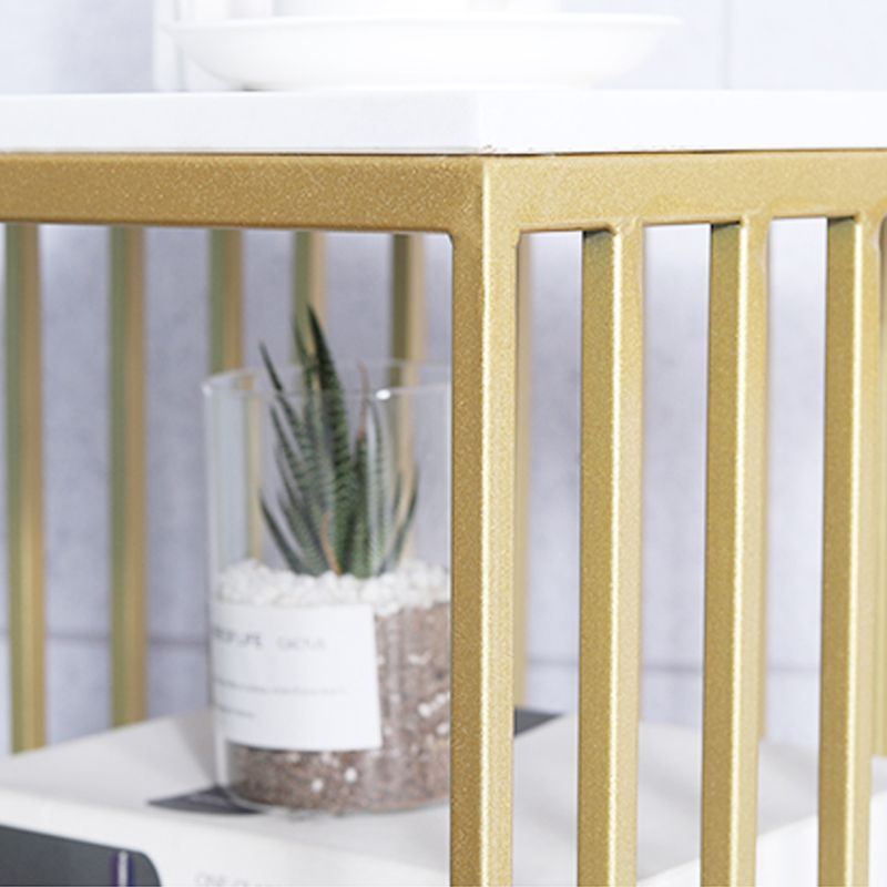 Contemporáneo de 24 "H Gabinete de cabecilla de mármol de Marfil de 24" H para dormitorio