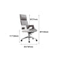 High / Mid Back Office Chair Grey Upholstered Desk Chair with Wheels Clearhalo 'furn' 'furn_office_chair' 'Furniture' 'Office Chairs' 'Office Furniture' 'office_chair' 1200x1200_8d11cc1f-f2dc-4af4-8998-1f4e0d6c37f2