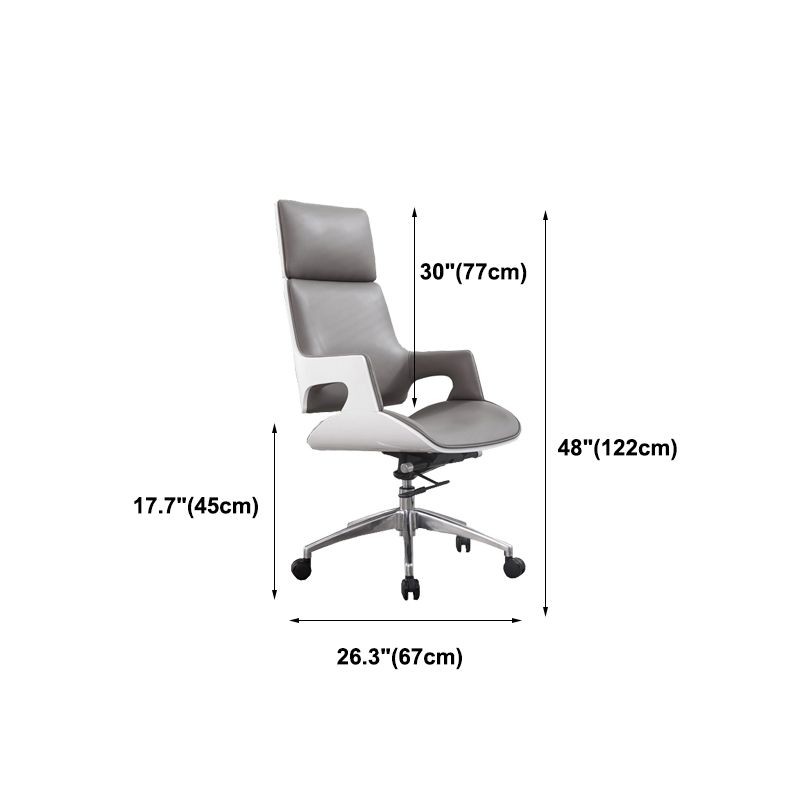 High / Mid Back Office Chair Grey Upholstered Desk Chair with Wheels Clearhalo 'furn' 'furn_office_chair' 'Furniture' 'Office Chairs' 'Office Furniture' 'office_chair' 1200x1200_8d11cc1f-f2dc-4af4-8998-1f4e0d6c37f2
