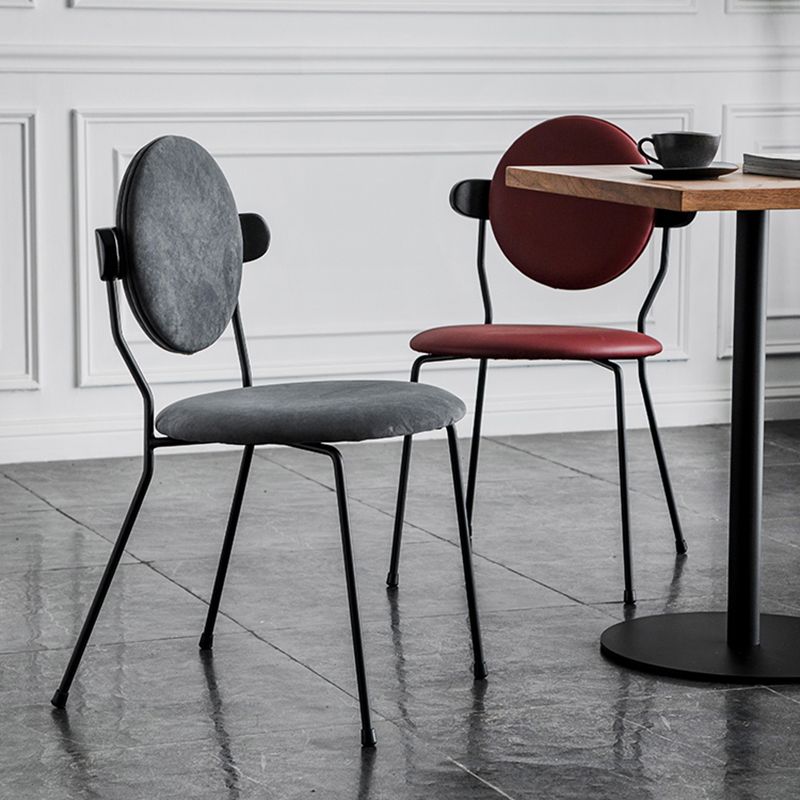 Minimalist Design Armless Open Back Chairs for Home Upholstered Side Chair Clearhalo 'Dining Chairs' 'Dining Tables & Seating' 'dining_chair' 'furn' 'furn_dining_chair' 'Furniture' 'furniture_dining_chair' 'Kitchen & Dining Furniture' 1200x1200_8d1432a5-7202-45d1-94c3-16c06e2e2d07