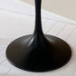 Modern Style Round Dining Table Tulip Home Table with Metal Base