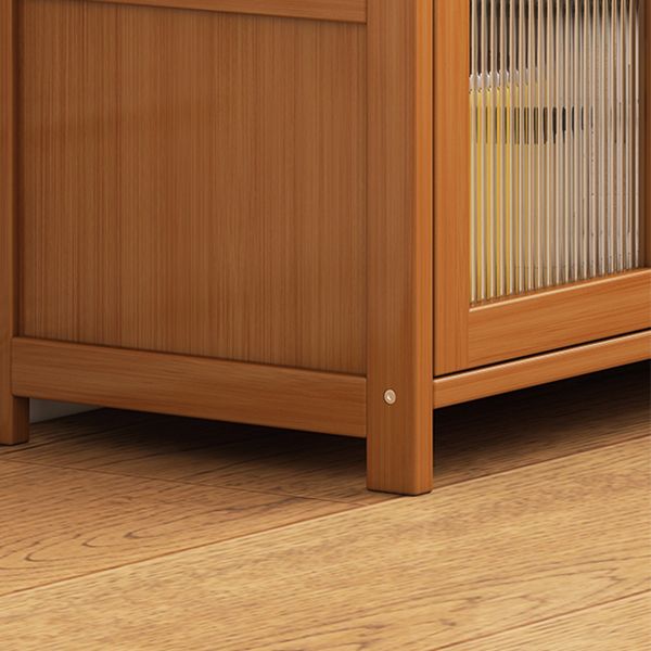 Server da pranzo in bambù marrone mobile latestinomico contemporaneo per cucina