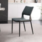 Chaises de salle à manger contemporaines chaise sans bras avec des jambes en métal pour la maison