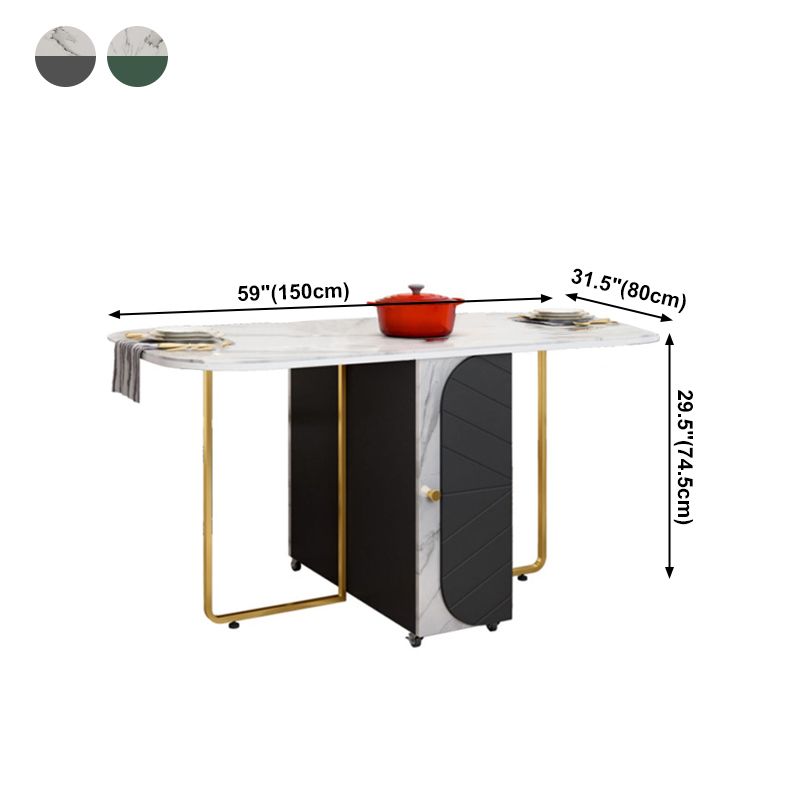 Rectangle 29-inch Dining Site Table Contemporary Dining Room Collection with Drop-Leaf Clearhalo ' dining_table' 'Dining Tables & Seating' 'Dining Tables' 'furn' 'furn_dining_table' 'Furniture' 'furniture_dining_table' 'Kitchen & Dining Furniture' 'kitchen&dining_furn' 'kitchen' 'kitchen_dining_table' 1200x1200_8d1a2342-64dc-42c7-9b38-1a7bcaf0f680