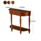 Tavolo console in legno in legno in legno tavolo da accento moderno di metà secolo per Hall