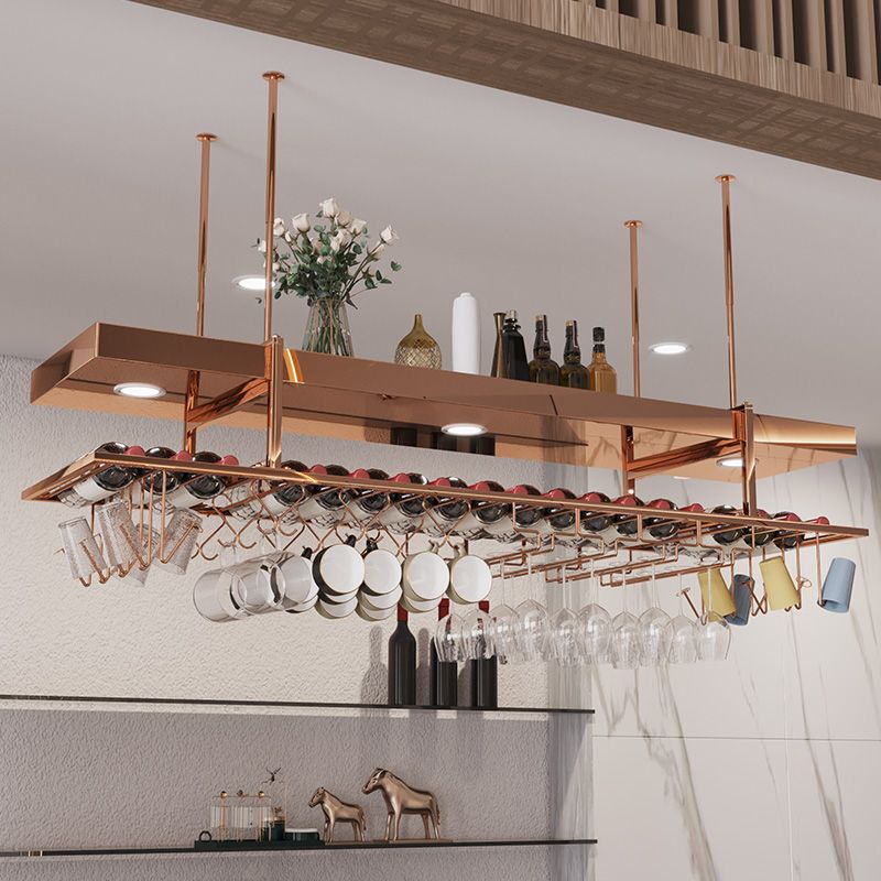 Modern Hanging Wine Rack Bottle Metal Kitchen Wine Bottle Holder Clearhalo 'furn' 'furn_wine_racks' 'Furniture' 'Kitchen & Dining Furniture' 'Wine Racks' 'wine_racks' 1200x1200_8d1d8a17-7514-408c-b7ab-b5faa43cd369