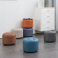 Mid-Century Modern Pouf Ottoman Genuine Leather Upholstered Tufted Round Ottoman Clearhalo 'furn' 'furn_ottomans_poufs' 'Furniture' 'Living Room Furniture' 'Ottomans & Poufs' 'ottomans_poufs' 1200x1200_8d1e0f2c-fe0e-489d-88b2-bb8f79de2970