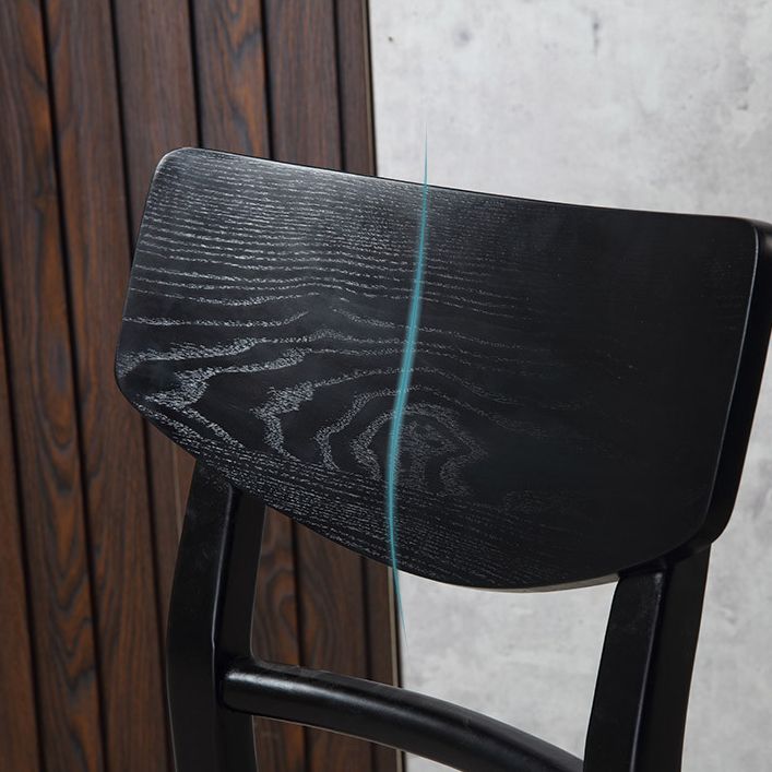 Traditional Indoor Dining Side Chair Wood Finish Ladder Back Stacking Dining Chair Clearhalo ' kitchen&dining_furn' 'Dining Chairs' 'Dining Tables & Seating' 'dining_chair' 'furn' 'furn_dining_chair' 'Furniture' 'furniture_dining_chair' 'Kitchen & Dining Furniture' 'kitchen' 1200x1200_8d1f12f9-475a-4dc3-9ccb-df9cb8c6e694