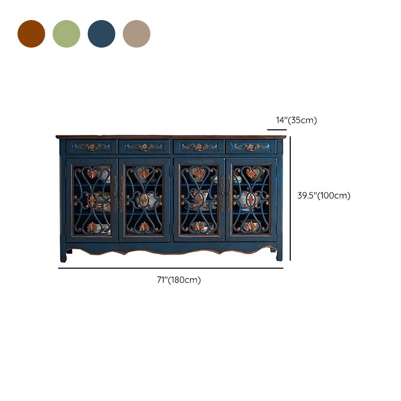 Industrial Cabriole Legs Storage Cabinet Solid Wood Storage Cabinet Clearhalo 'Cabinets & Chests' 'cabinets_chests' 'furn' 'furn_cabinets_chests' 'Furniture' 'Living Room Furniture' 1200x1200_8d202687-fefd-4f07-a301-ff8ee080b684