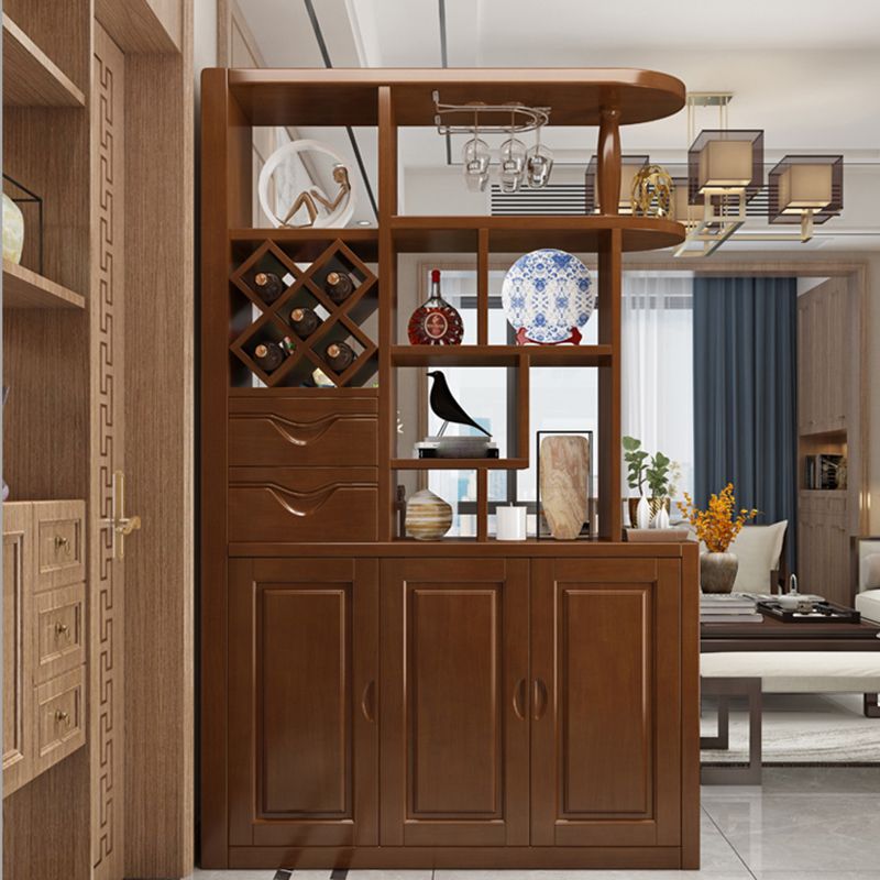 コンテンポラリー78.74 "Hキャビネットソリッドウッドアクセントキャビネット付きドア付き