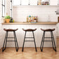 Glam Counter Bar Stool Armless Leather Indoor Bar Stool with Footrest Iron Base Clearhalo 'Bar Furniture' 'Bar Stools' 'bar_stools' 'furn' 'furn_bar_stools' 'furniture_bar_stools' 'Kitchen & Dining Furniture' 'kitchen&dining_furn' 'kitchen' 'kitchen_furn' Furniture' 1200x1200_8d2452f5-6753-4ced-a199-63e50fee221a