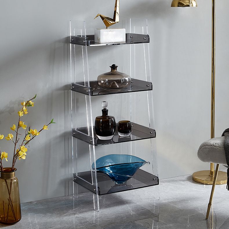 Acrylic Bookshelf Scandinavian Style Open Back Bookcase for Office and Study Room Clearhalo 'Bookcases' 'furn' 'furn_bookcases' 'Furniture' 'furniture_bookcases' 'kitchen' 'kitchen_bookcases' 'Living Room Furniture' 'Office Furniture' 1200x1200_8d255016-d3b9-48a4-b64d-099c33aedce7