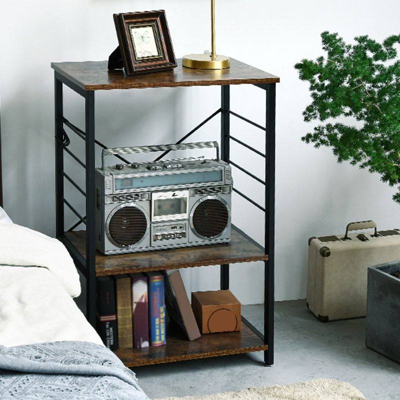 Mitte des Jahrhunderts moderne Bücherregalregale für Home Office enthalten