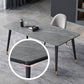 Metal Contemporary Rectangular Dining Table Sintered Stone Top Table with Black Legs Clearhalo ' dining_table' 'Dining Tables & Seating' 'Dining Tables' 'furn' 'furn_dining_table' 'Furniture' 'furniture_dining_table' 'Kitchen & Dining Furniture' 'kitchen&dining_furn' 'kitchen' 'kitchen_dining_table' 1200x1200_8d29cbbc-679b-443f-bcb8-d5b831343d37
