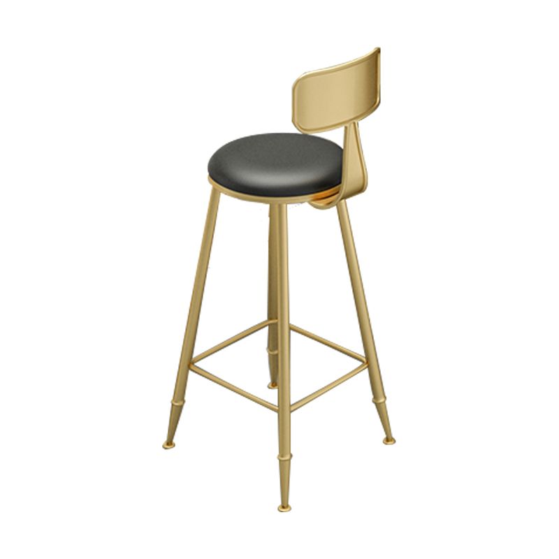 Modern Style Metal Bar Stool with Footrest Bistro Simple Bar Stool Clearhalo 'Bar Furniture' 'Bar Stools' 'bar_stools' 'furn' 'furn_bar_stools' 'furniture_bar_stools' 'Kitchen & Dining Furniture' 'kitchen&dining_furn' 'kitchen' 'kitchen_furn' Furniture' 1200x1200_8d2a3a99-502b-49eb-a513-367ce5c44206