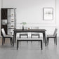 Medieval Modern Sintered Stone Top Dining Table Rectangle Table with 4 Legs Clearhalo 'Dining Tables & Seating' 'Dining Tables' 'dining_table' 'furn' 'furn_dining_table' 'Furniture' 'furniture_dining_table' 'Kitchen & Dining Furniture' 1200x1200_8d2c3b18-40c1-4e8f-a6bb-83b14029b2fb