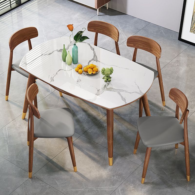 Traditional Luxury Dining Table Round Sintered Stone Dining Table with Wooden Base Clearhalo ' dining_table' 'Dining Tables & Seating' 'Dining Tables' 'furn' 'furn_dining_table' 'Furniture' 'furniture_dining_table' 'Kitchen & Dining Furniture' 'kitchen&dining_furn' 'kitchen' 'kitchen_dining_table' 1200x1200_8d2cbb85-7e59-4c75-acbc-f2462a3d4deb