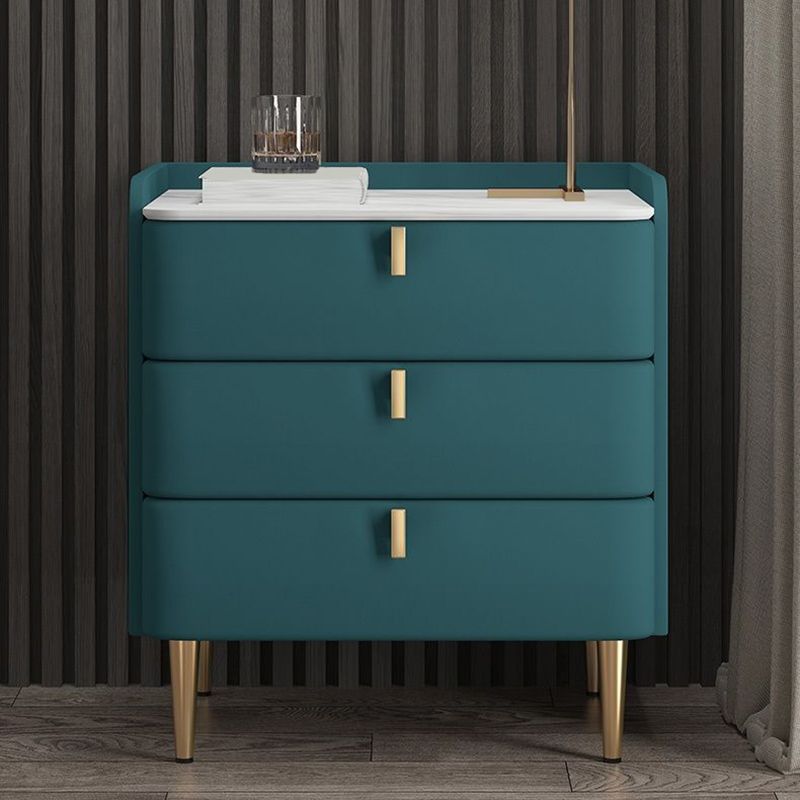 Klassiker Glamett Nachttisch Steinbettschrank mit 3 Schubladen