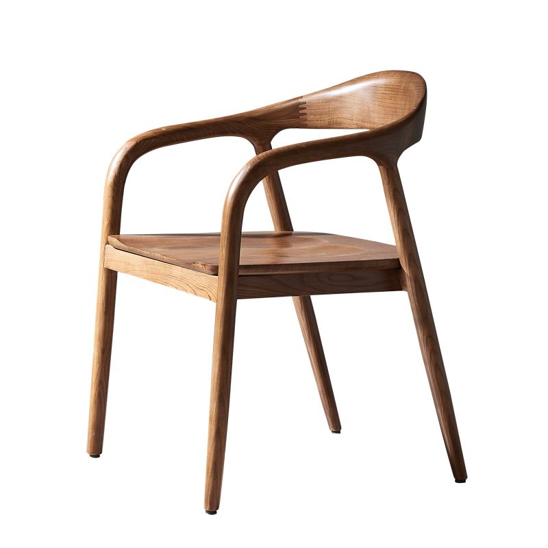 Traditional Style Dining Chairs Kitchen Arm Dining Chairs with Wooden Legs Clearhalo 'Dining Chairs' 'Dining Tables & Seating' 'dining_chair' 'furn' 'furn_dining_chair' 'Furniture' 'Kitchen & Dining Furniture' 1200x1200_8d34fa55-0016-4056-966e-430860e0819e