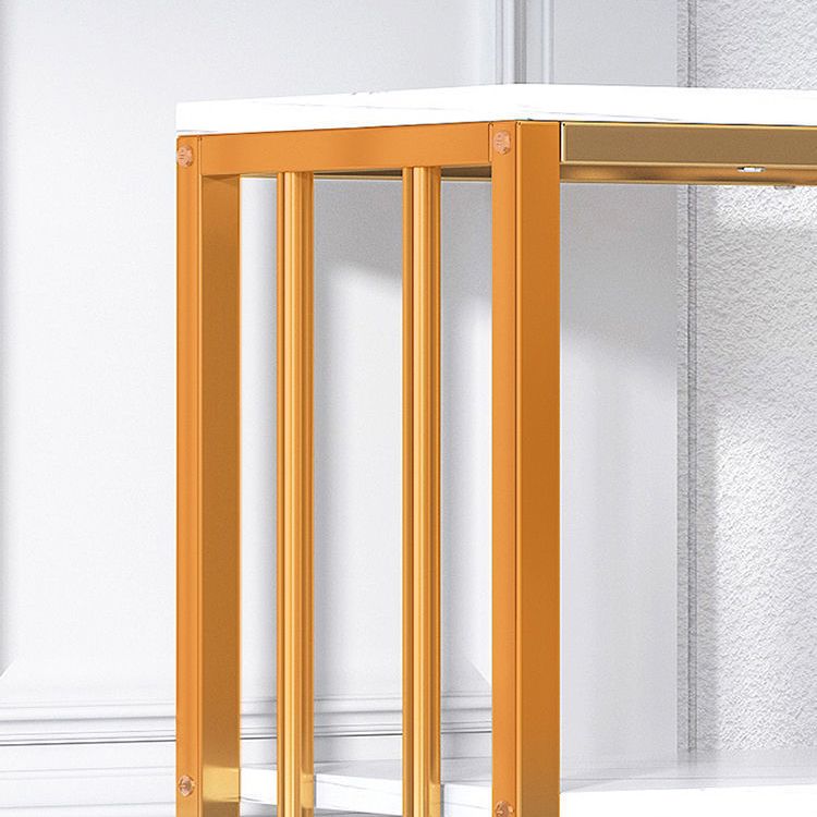 Modern Metal Book Shelf Home Open Back Bookcase with Shelves Clearhalo 'Bookcases' 'furn' 'furn_bookcases' 'Furniture' 'Office Furniture' 1200x1200_8d35ae57-8afe-4222-a501-c53d3754d2cb