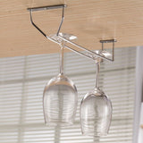 Moderner Stil Metall Hanging Wine Rack Weinstielhalter für Küche