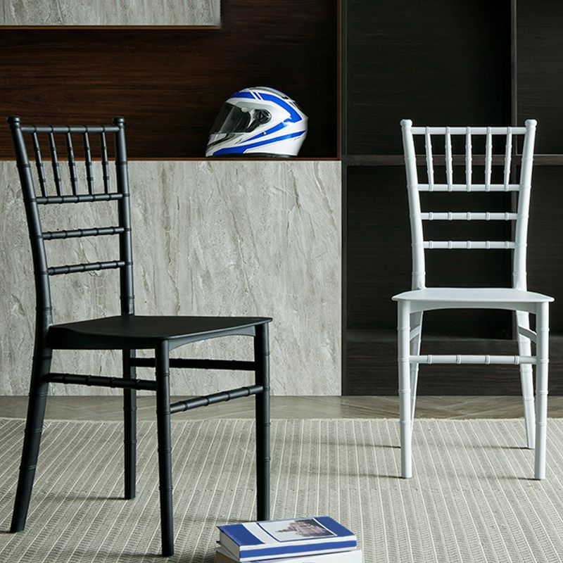 Chaises latérales de salle à manger sans bras de cuisine glam chaises latérales