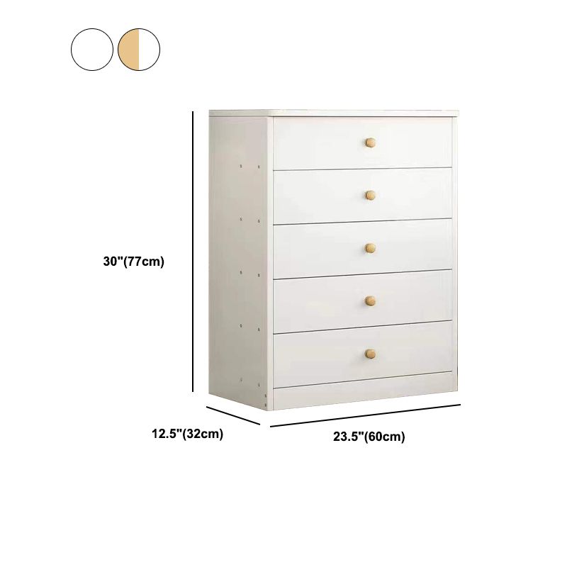 Wood Accent Chest with Drawers 12.59" Wide Modern Standard Accent Chest Clearhalo 'Cabinets & Chests' 'cabinets_chests' 'furn' 'furn_cabinets_chests' 'Furniture' 'Living Room Furniture' 1200x1200_8d3b66fb-7899-4acb-9ec8-d52c3c37ba79