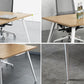 Desk rectángulo de escritorio de madera de ingeniería de estilo contemporáneo para la oficina