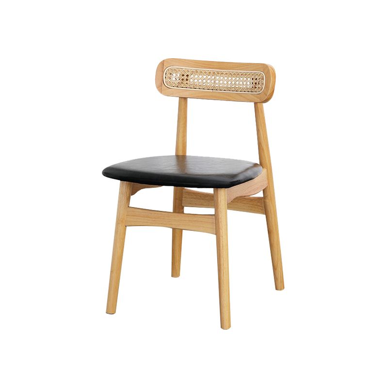 Traditional Wood Dining Kitchen Room Side Chair Open Back Chair Clearhalo ' kitchen&dining_furn' 'Dining Chairs' 'Dining Tables & Seating' 'dining_chair' 'furn' 'furn_dining_chair' 'Furniture' 'furniture_dining_chair' 'Kitchen & Dining Furniture' 'kitchen' 1200x1200_8d3c7e00-253f-453c-b602-d88296901370