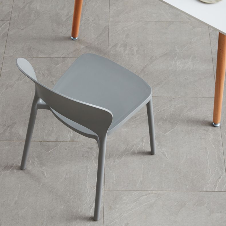 Home Nordic Stackable Side Chair Open Back Plastic Kitchen Dining Room Chair Clearhalo ' kitchen&dining_furn' 'Dining Chairs' 'Dining Tables & Seating' 'dining_chair' 'furn' 'furn_dining_chair' 'Furniture' 'furniture_dining_chair' 'Kitchen & Dining Furniture' 'kitchen' 1200x1200_8d3d217e-49cc-46cb-b6f7-999425a37164