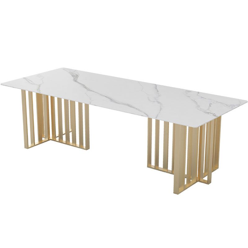 Industrial Style Writing Desk Rectangular Sintered Stone Office Desk for Office Clearhalo 'furn' 'furn_office_desk' 'Furniture' 'Office Desks' 'Office Furniture' 'office_desk' 1200x1200_8d3d2ffe-b76b-4e4c-be2c-ecbbaeb6c4d4