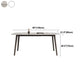 Mid-Century Modern Dining Table Rectangle Stone Top 4 Legs Dining Site Table Clearhalo 'Dining Tables & Seating' 'Dining Tables' 'dining_table' 'furn' 'furn_dining_table' 'Furniture' 'furniture_dining_table' 'Kitchen & Dining Furniture' 'kitchen' 'kitchen_dining_table' 1200x1200_8d3dac11-7fa6-414f-8963-5948593b1b9c