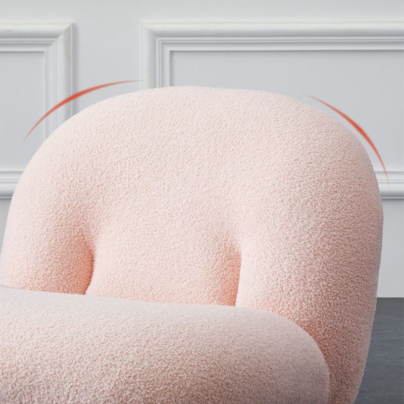 Wool Armless Chair 31.49" L x 27.55" W x 26.77" H Swivel Chair for Living Room Clearhalo 'Accent Chairs' 'accent_chairs' 'Chairs & Seating' 'furn' 'furn_accent_chairs' 'Furniture' 'Living Room Furniture' 1200x1200_8d413c26-e685-4dd7-8a15-3d5c012abd4d