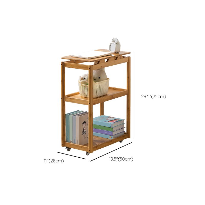29.5" Tall Side Accent Table Rectangular Nesting End Table for Living Room Clearhalo 'Coffee & Accent Tables' 'End & Side Tables' 'end_side_tables' 'furn' 'furn_end_side_tables' 'Furniture' 'Living Room Furniture' 1200x1200_8d42458c-6d07-4d6d-a73a-f4109bfc43fa