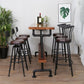 Brown Industrial Bar Table Pine Wood Milk Tea Shop Casual Bar Table Clearhalo 'Bar Furniture' 'Bar Tables' 'bar_tables' 'furn' 'furn_bar_tables' 'Furniture' 'furniture_bar_tables' 'Kitchen & Dining Furniture' 1200x1200_8d4624c9-a65c-4f9b-b65a-812e81690383