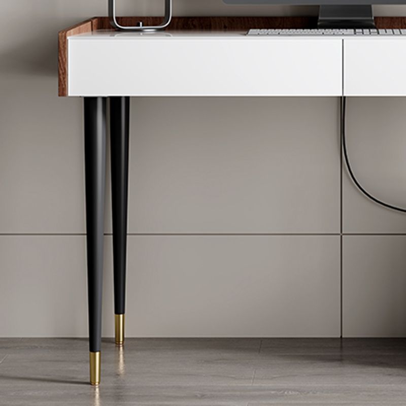 MODERNO STHEE STONE TASSTAND DESK RECTANGULER SHAPH OFFICE CONTRO con 4 gambe