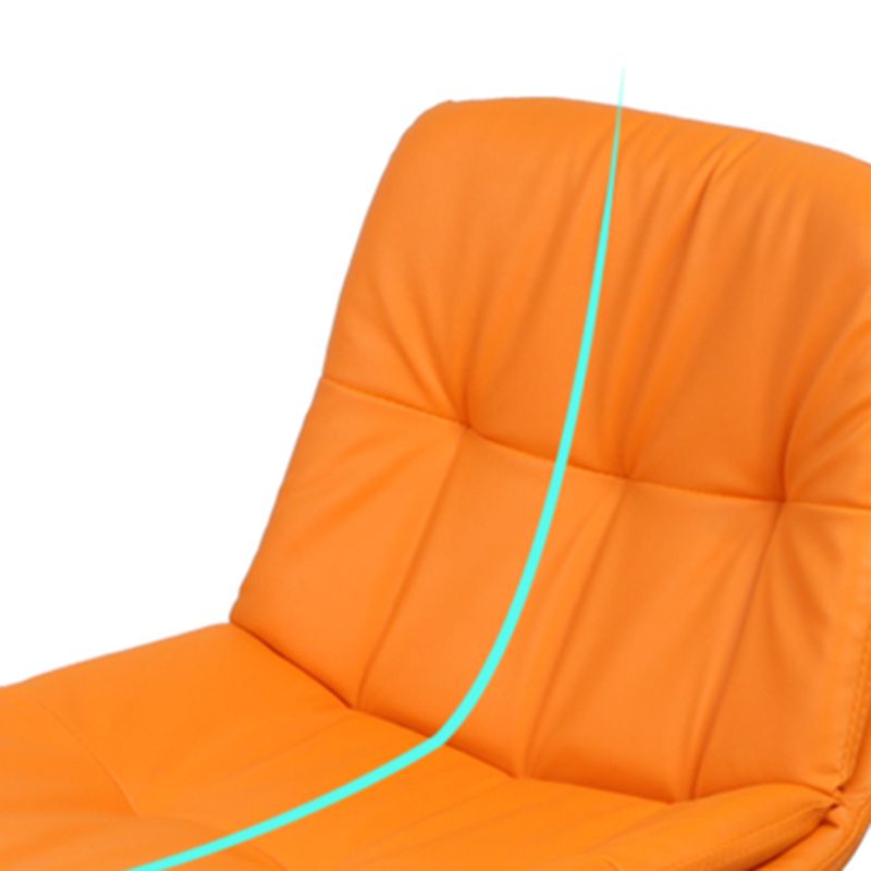 Taburetes de barra de cuero sintética Tortón de barra de altura ajustable giratoria con reposapiés