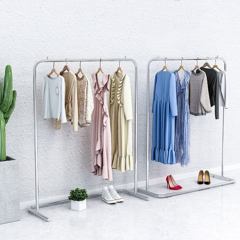 Industry Style Coat Rack Hanging Rail Metal Living Room Coat Hanger