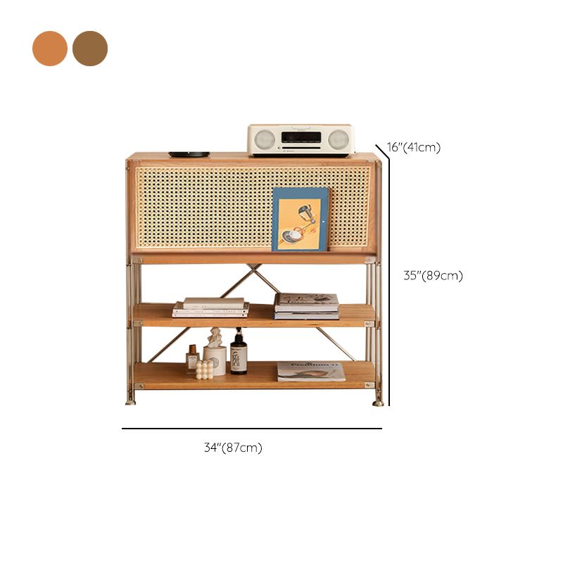 Industrial Accent Cabinet with 2 Shelves and 1 Door in Solid Wood Clearhalo 'Cabinets & Chests' 'cabinets_chests' 'furn' 'furn_cabinets_chests' 'Furniture' 'Living Room Furniture' 1200x1200_8d492763-0268-400e-a550-6bcaa2093510