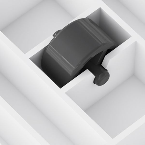 Mobile contemporaneo per armadietto di plastica incernierato