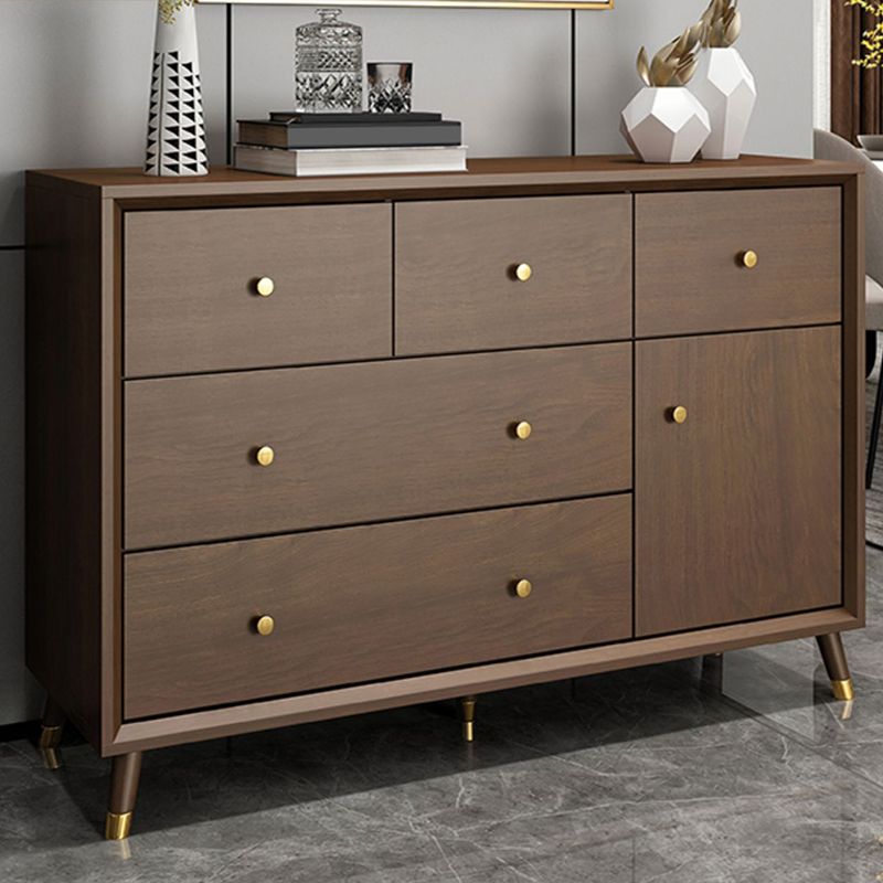 Wooden Chest Contemporary Glam Storage Chest Dresser with Drawers Clearhalo 'Bedroom Furniture' 'Dressers & Chests' 'dressers_chests' 'furn' 'furn_dressers_chests' 'Furniture' 1200x1200_8d4d64af-3bc5-4222-9ec5-e9fcdea3c1db