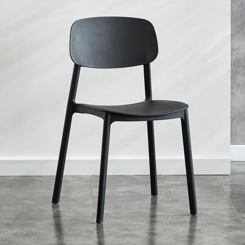 Kitchen Home Stacking Side Chair Open Back Dining Side Chair Clearhalo 'Dining Chairs' 'Dining Tables & Seating' 'dining_chair' 'furn' 'furn_dining_chair' 'Furniture' 'Kitchen & Dining Furniture' 1200x1200_8d525f2d-14aa-402e-bd88-c5cba313dfd6