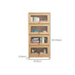Scandinavian Style Closed Back Bookshelf Standard Wooden Bookcase Clearhalo 'Bookcases' 'furn' 'furn_bookcases' 'Furniture' 'Office Furniture' 1200x1200_8d52c8fa-2961-46ff-8342-29d80ff01a60