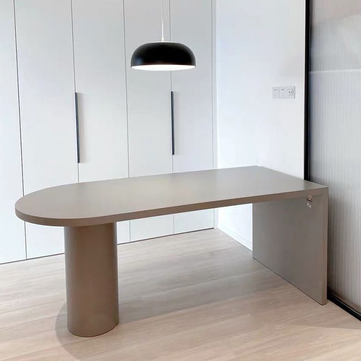 Industrial Style Wood Top Counter Table 42-inch Height Table for Living Room Clearhalo 'Bar Furniture' 'Bar Tables' 'bar_tables' 'furn' 'furn_bar_tables' 'Furniture' 'furniture_bar_tables' 'Kitchen & Dining Furniture' 1200x1200_8d541d8f-22f6-44ac-8559-777bd1c879ca