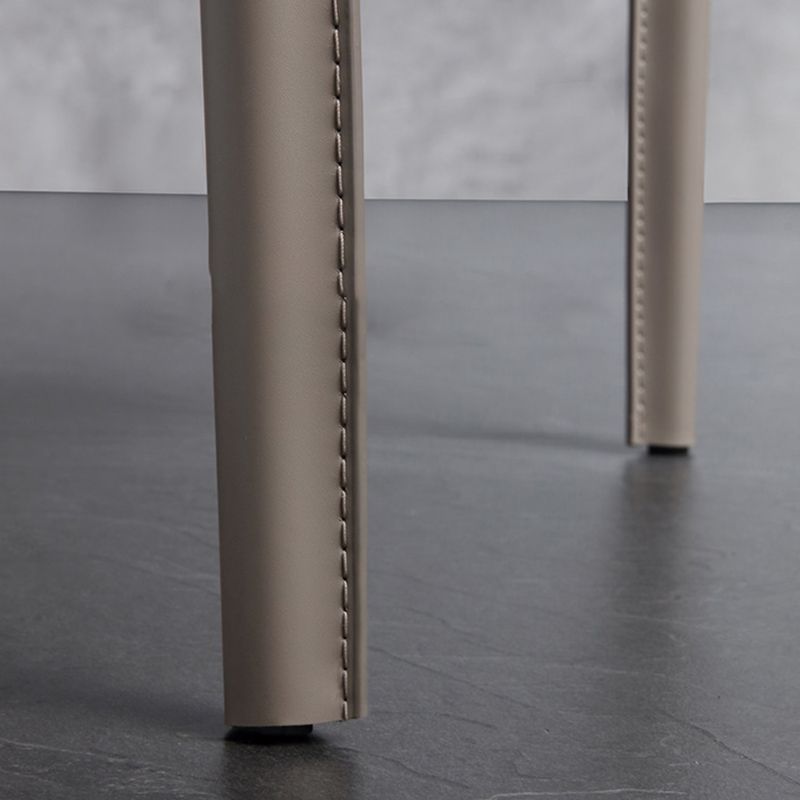 Designer Style Restaurant Wingback Side Chair Saddle Leather Dining Chair Clearhalo ' kitchen&dining_furn' 'Dining Chairs' 'Dining Tables & Seating' 'dining_chair' 'furn' 'furn_dining_chair' 'Furniture' 'furniture_dining_chair' 'Kitchen & Dining Furniture' 'kitchen' 1200x1200_8d5676d7-f042-4341-934d-48bc6e1cb8f1