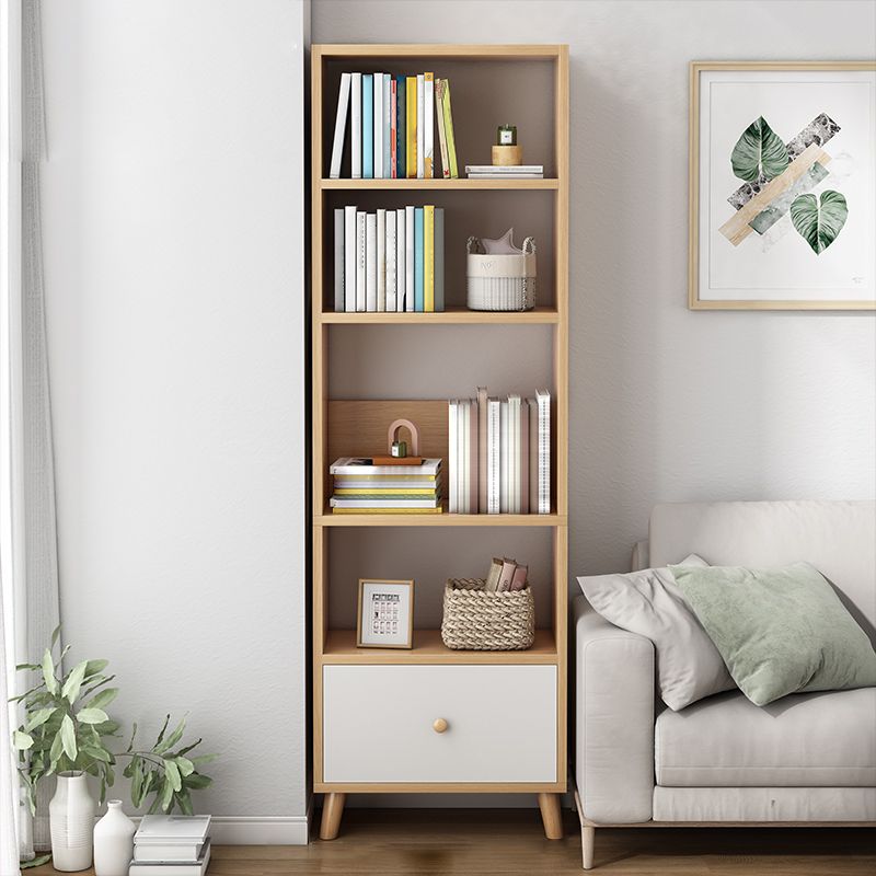 Bibliothèque en bois ouvert Modern Minimalist Home Living Room Bedroom Bibelle
