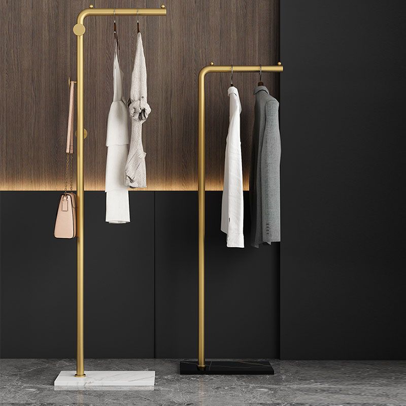Magnifique manteau de manteau crochets à crochets en métal doré en métal pour chambre à coucher