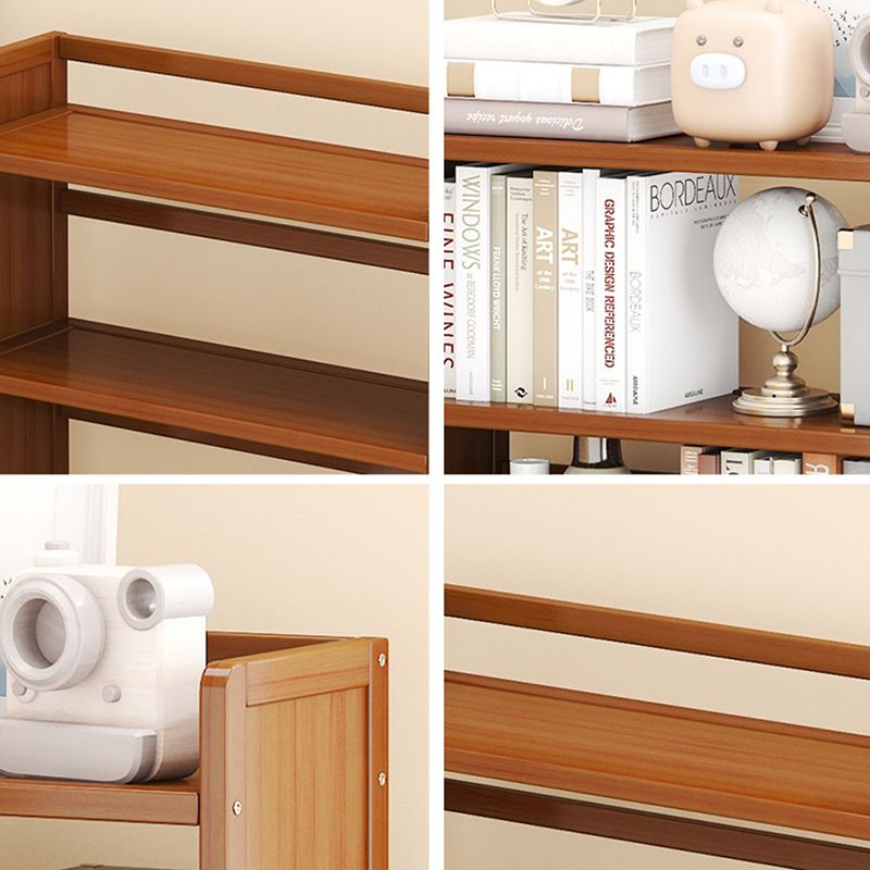 Libreria moderna di libreria aperta standard di bambù per l'home office